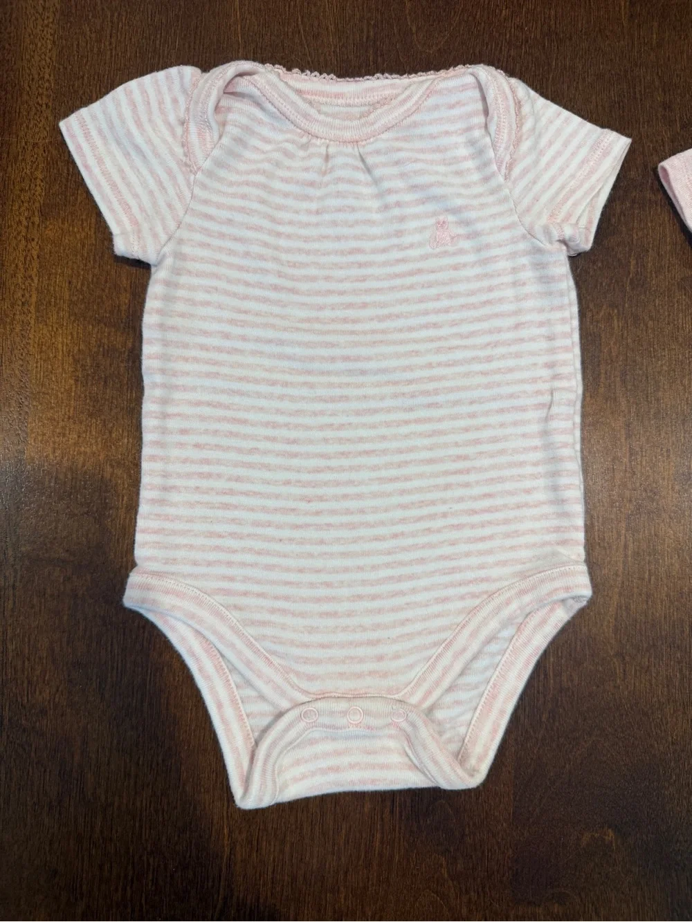 ⭐️4 for $10⭐️ GAP Baby Short-Sleeve One-Piece Bodysuits in Light Pink Set